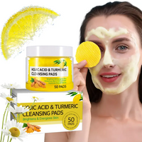 Pads Limpiadores con Ácido Kójico y Cúrcuma – 50 unidades